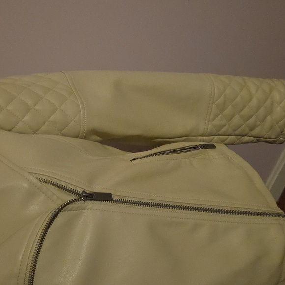 Bagatelle Biker Faux Leather Bomber Jacket - Picture 4 of 5